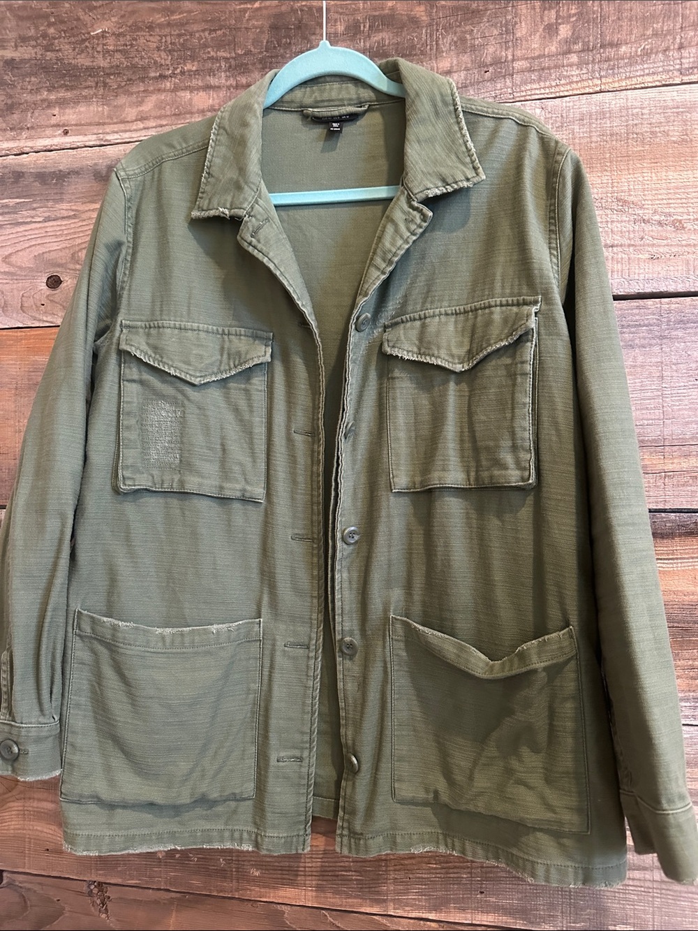 Olive Military Utility Jacket - Brand:top shop